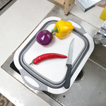 Foldable Cutting Board with Colander